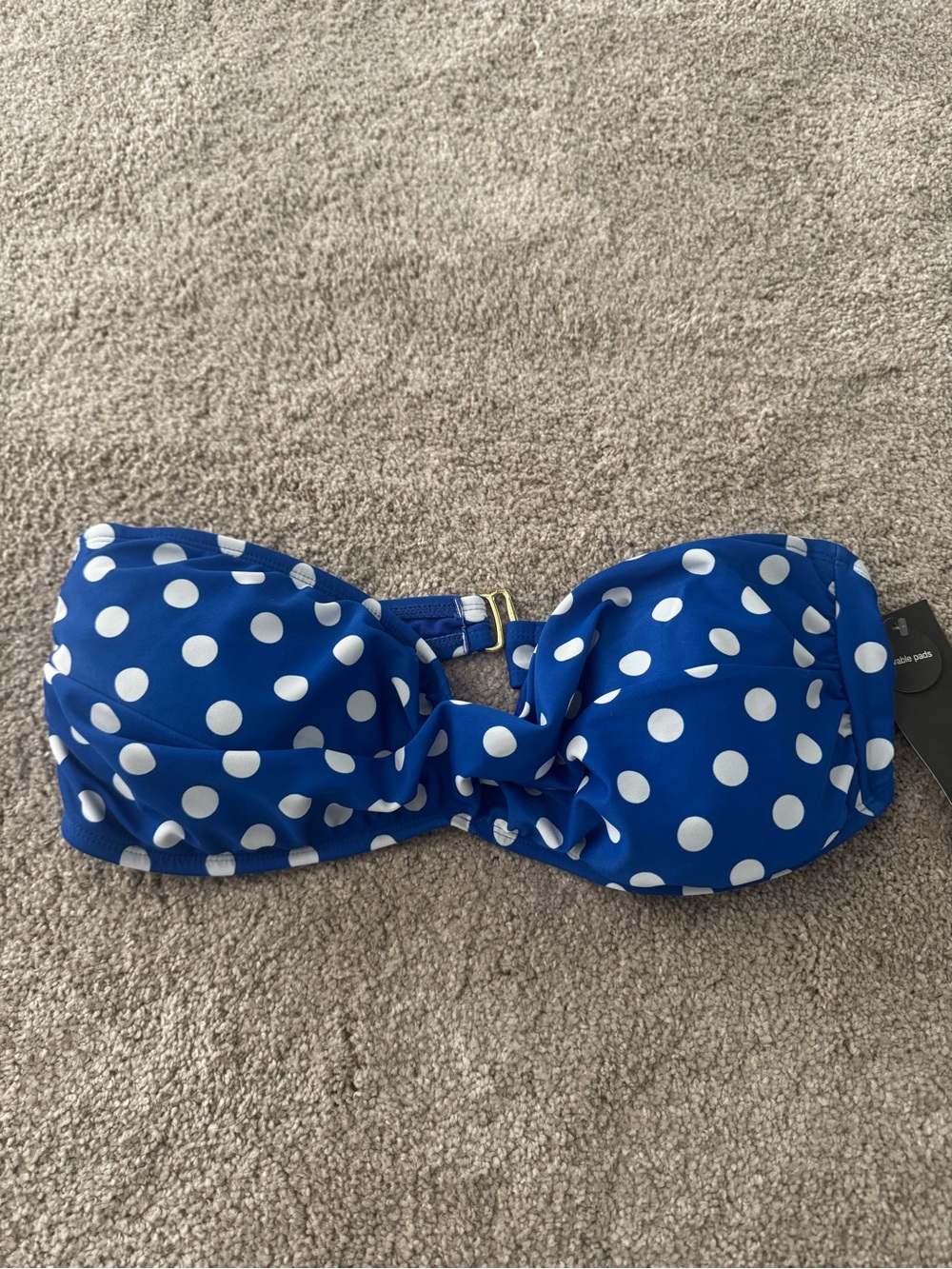 New with tags Massimo polkadots bikini top XL